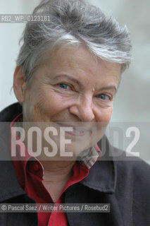 French writer Dominique Manotti at the Edinburgh International Book Festival...Copyright©Pascal Saez/Writer Pictures/Rosebud2