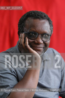 Malawian poet Jack Mapanje, author of The Last of the Sweet Bananas: New and Selected Poems , The Chattering Wagtails of Mikuyu Prison at the Edinburgh International Book Festival 2005. He was imprisoned without trial by the Malawian government for 4 years in 1993.                        ..Copyright©Pascal Saez.Pascal Saez/Writer Pictures/Rosebud2