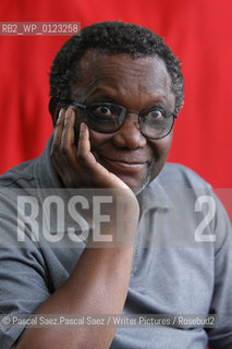 Malawian poet Jack Mapanje, author of The Last of the Sweet Bananas: New and Selected Poems , The Chattering Wagtails of Mikuyu Prison at the Edinburgh International Book Festival 2005. He was imprisoned without trial by the Malawian government for 4 years in 1993.                        ..Copyright©Pascal Saez.Pascal Saez/Writer Pictures/Rosebud2