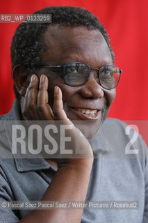 Malawian poet Jack Mapanje, author of The Last of the Sweet Bananas: New and Selected Poems , The Chattering Wagtails of Mikuyu Prison at the Edinburgh International Book Festival 2005. He was imprisoned without trial by the Malawian government for 4 years in 1993.                        ..Copyright©Pascal Saez.Pascal Saez/Writer Pictures/Rosebud2