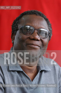 Malawian poet Jack Mapanje, author of The Last of the Sweet Bananas: New and Selected Poems , The Chattering Wagtails of Mikuyu Prison at the Edinburgh International Book Festival 2005. He was imprisoned without trial by the Malawian government for 4 years in 1993.                        ..Copyright©Pascal Saez.Pascal Saez/Writer Pictures/Rosebud2