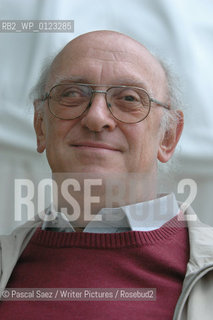 Greek crime writer Petros Markaris at the Edinburgh International Book Festival...Copyright©Pascal Saez/Writer Pictures/Rosebud2
