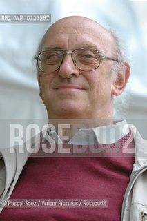 Greek crime writer Petros Markaris at the Edinburgh International Book Festival...Copyright©Pascal Saez/Writer Pictures/Rosebud2