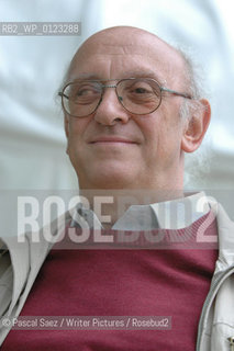 Greek crime writer Petros Markaris at the Edinburgh International Book Festival...Copyright©Pascal Saez/Writer Pictures/Rosebud2