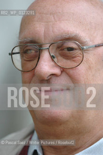 Greek crime writer Petros Markaris at the Edinburgh International Book Festival...Copyright©Pascal Saez/Writer Pictures/Rosebud2