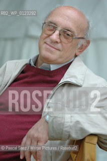 Greek crime writer Petros Markaris at the Edinburgh International Book Festival...Copyright©Pascal Saez/Writer Pictures/Rosebud2