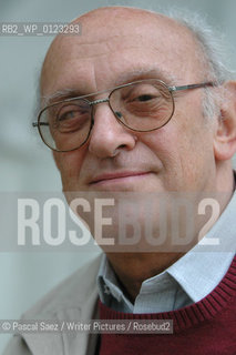 Greek crime writer Petros Markaris at the Edinburgh International Book Festival...Copyright©Pascal Saez/Writer Pictures/Rosebud2