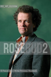 Canadian writer Yann Martel, author of the Man Booker Prize-winning novel Life of Pi, at the Edinburgh International Book Festival 2007. ..Copyright©Pascal Saez/Writer Pictures/Rosebud2