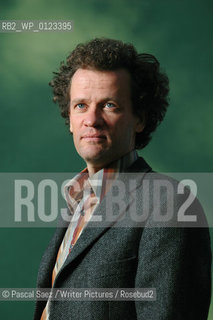 Canadian writer Yann Martel, author of the Man Booker Prize-winning novel Life of Pi, at the Edinburgh International Book Festival 2007. ..Copyright©Pascal Saez/Writer Pictures/Rosebud2