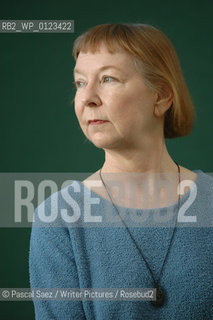 American writer  Valerie Martin, author of  Trespass, at the Edinburgh International Book Festival 2007. ..Copyright©Pascal Saez/Writer Pictures/Rosebud2