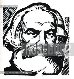 Karl Marx (1818- 83).Russian political thinker and writer..Copyright©NMG/Writer Pictures/Rosebud2
