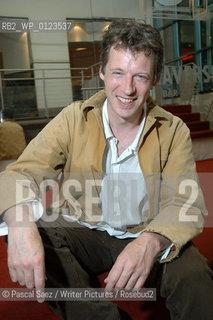 British writer Alexander Masters, author of Stuart - A life Backwards and winner of the Guardian First Book Award...The Debut Author festival at the Traverse theatre in Edinburgh....Copyright©Pascal Saez/Writer Pictures/Rosebud2