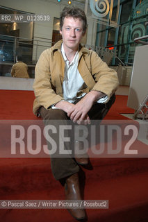 British writer Alexander Masters, author of Stuart - A life Backwards and winner of the Guardian First Book Award...The Debut Author festival at the Traverse theatre in Edinburgh....Copyright©Pascal Saez/Writer Pictures/Rosebud2