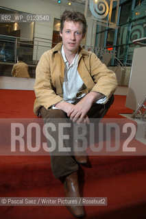 British writer Alexander Masters, author of Stuart - A life Backwards and winner of the Guardian First Book Award...The Debut Author festival at the Traverse theatre in Edinburgh....Copyright©Pascal Saez/Writer Pictures/Rosebud2