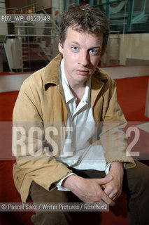 British writer Alexander Masters, author of Stuart - A life Backwards and winner of the Guardian First Book Award...The Debut Author festival at the Traverse theatre in Edinburgh....Copyright©Pascal Saez/Writer Pictures/Rosebud2