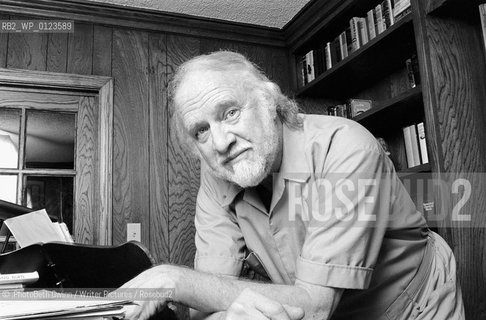 Richard Matheson leaning on his panio in his home..©.PhotoBeth Gwinn/Writer Pictures/Rosebud2