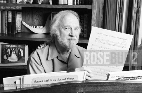 Richard Matheson leaning on his panio in his home..©.PhotoBeth Gwinn/Writer Pictures/Rosebud2