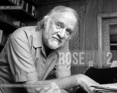 Richard Matheson leaning on his panio in his home..©.PhotoBeth Gwinn/Writer Pictures/Rosebud2
