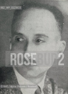 Francois Mauriac (1885-1970) .French Novelist..Copyright©NMG/Writer Pictures/Rosebud2