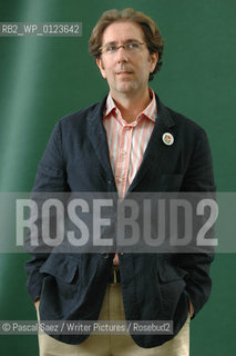 American writer  D T Max, author of  The Family That Couldnt Sleep, at the Edinburgh International Book Festival 2007. ..Copyright©Pascal Saez/Writer Pictures/Rosebud2