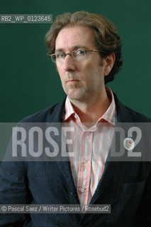 American writer  D T Max, author of  The Family That Couldnt Sleep, at the Edinburgh International Book Festival 2007. ..Copyright©Pascal Saez/Writer Pictures/Rosebud2