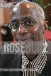 Writer Daniel Maximin at the Salon du Livre (Book Fair) in Paris, March 2006....Copyright©Pascal Saez/Writer Pictures/Rosebud2