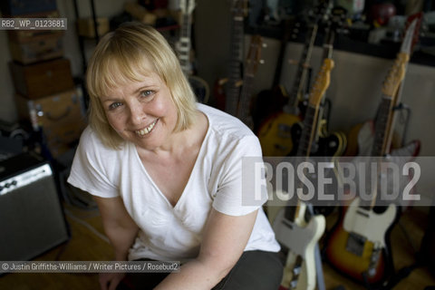 Grace Maxwell, partner of musician Edwyn Collins pictured at their recording studios in London ..copyright©Justin Griffiths-Williams/Writer Pictures/Rosebud2