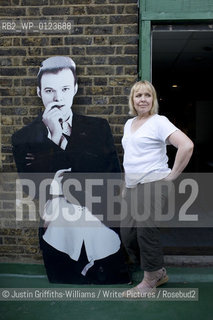 Grace Maxwell, partner of musician Edwyn Collins pictured at their recording studios in London ..copyright©Justin Griffiths-Williams/Writer Pictures/Rosebud2