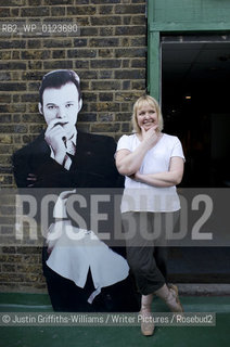 Grace Maxwell, partner of musician Edwyn Collins pictured at their recording studios in London ..copyright©Justin Griffiths-Williams/Writer Pictures/Rosebud2