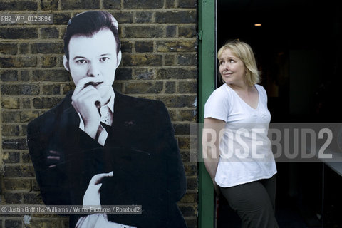 Grace Maxwell, partner of musician Edwyn Collins pictured at their recording studios in London ..copyright©Justin Griffiths-Williams/Writer Pictures/Rosebud2
