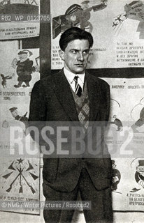 Mayakovski (1893-1930).Russian propogandist and poet...Copyright©NMG/Writer Pictures/Rosebud2