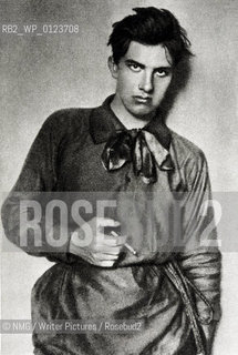 Vladimir Mayakovsky (1894-1930).Soviet poet, playwright and propogandist...Copyright©NMG/Writer Pictures/Rosebud2