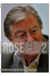 Peter Mayle, author photographed in the Dukes Hotel, London.. .copyright©Independent/Writer Pictures/Rosebud2