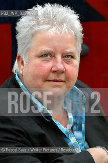14 August 2004 - Edinburgh, UK - Scottish crime writer Val McDermid .at the Edinburgh International Book Festival ..©Pascal Saez/Writer Pictures/Rosebud2