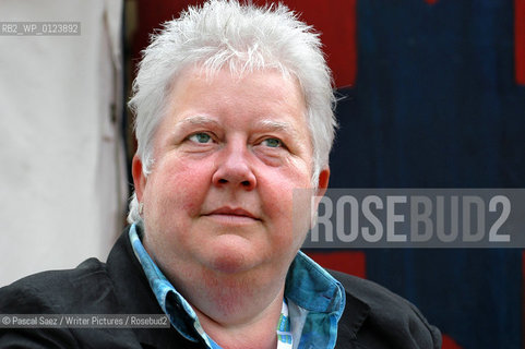 14 August 2004 - Edinburgh, UK - Scottish crime writer Val McDermid .at the Edinburgh International Book Festival ..©Pascal Saez/Writer Pictures/Rosebud2