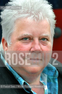 14 August 2004 - Edinburgh, UK - Scottish crime writer Val McDermid .at the Edinburgh International Book Festival ..©Pascal Saez/Writer Pictures/Rosebud2