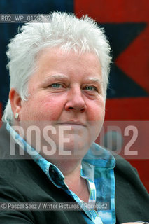 14 August 2004 - Edinburgh, UK - Scottish crime writer Val McDermid .at the Edinburgh International Book Festival ..©Pascal Saez/Writer Pictures/Rosebud2