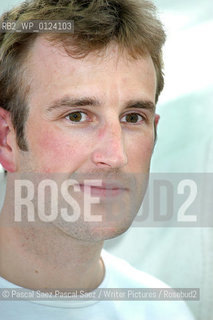 British writer Robert Macfarlane.at the Edinburgh International book Festival 2004..Copyright©Pascal Saez.Pascal Saez/Writer Pictures/Rosebud2
