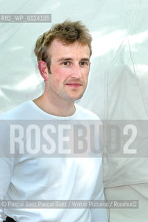 British writer Robert Macfarlane.at the Edinburgh International book Festival 2004..Copyright©Pascal Saez.Pascal Saez/Writer Pictures/Rosebud2