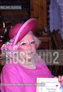 Dame Barbara Cartland photographed in 1994....Copyright©David McGill/Writer Pictures/Rosebud2