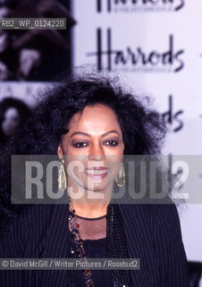 American singer Diana Ross photographed in 1993 promoting her autobiography....Copyright©David McGill/Writer Pictures/Rosebud2