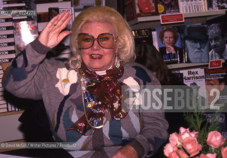 American actress and dancer Ginger Rogers promoting her autobiography in 1992....Copyright©David McGill/Writer Pictures/Rosebud2