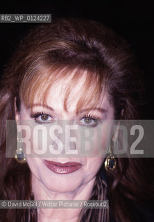 British author Jackie Collins photographed in 1993....Copyright©David McGill/Writer Pictures/Rosebud2
