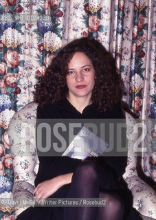 American author Katie Roiphe photographed in 1994....Copyright©David McGill/Writer Pictures/Rosebud2