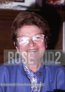 British crime writer P D (Phyllis) James photographed in 1994....Copyright©David McGill/Writer Pictures/Rosebud2