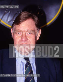 British broadcaster, political commentator Sir Bernard Ingham photographed in November 1994....Copyright©David McGill/Writer Pictures/Rosebud2