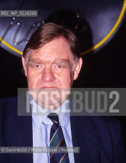 British broadcaster, political commentator Sir Bernard Ingham photographed in November 1994....Copyright©David McGill/Writer Pictures/Rosebud2