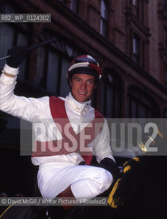 Italian/British jockey and author Frankie Dettori photographed in November 1996....Copyright©David McGill/Writer Pictures/Rosebud2