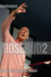 British poet and writer Roger McGough at the Edinburgh International Book Festival...Copyright©Pascal Saez/Writer Pictures/Rosebud2