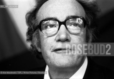Scottish playwright Tom McGrath at an Off the Wall press conference in the  Lyceum theatre Edinburgh, April 1990.....Copyright©Alan Macdonald/TSPL/Writer Pictures/Rosebud2